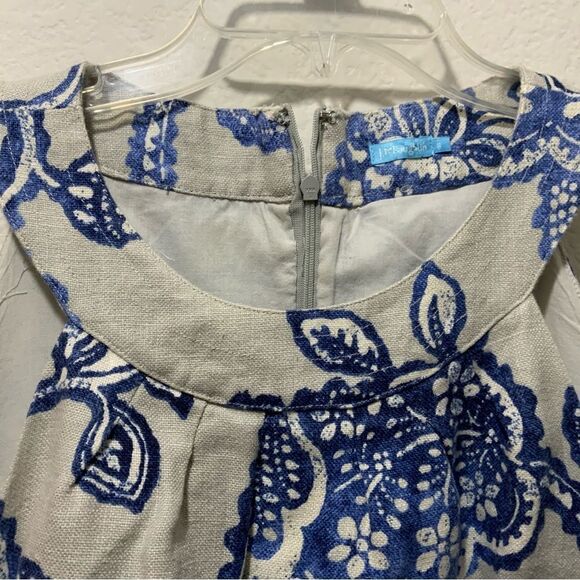 J McLaughlin Edie Halter Linen Sleeveless Dress size 8 - Picture 8 of 10